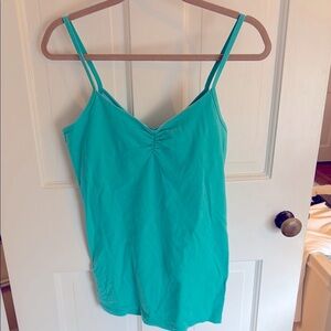 Vintage Lululemon Women's Teal Spaghetti Strap Top